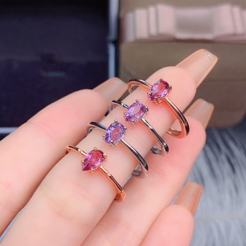 Jewelry Making University - Natual Spinel Ring for Women Jewelry
