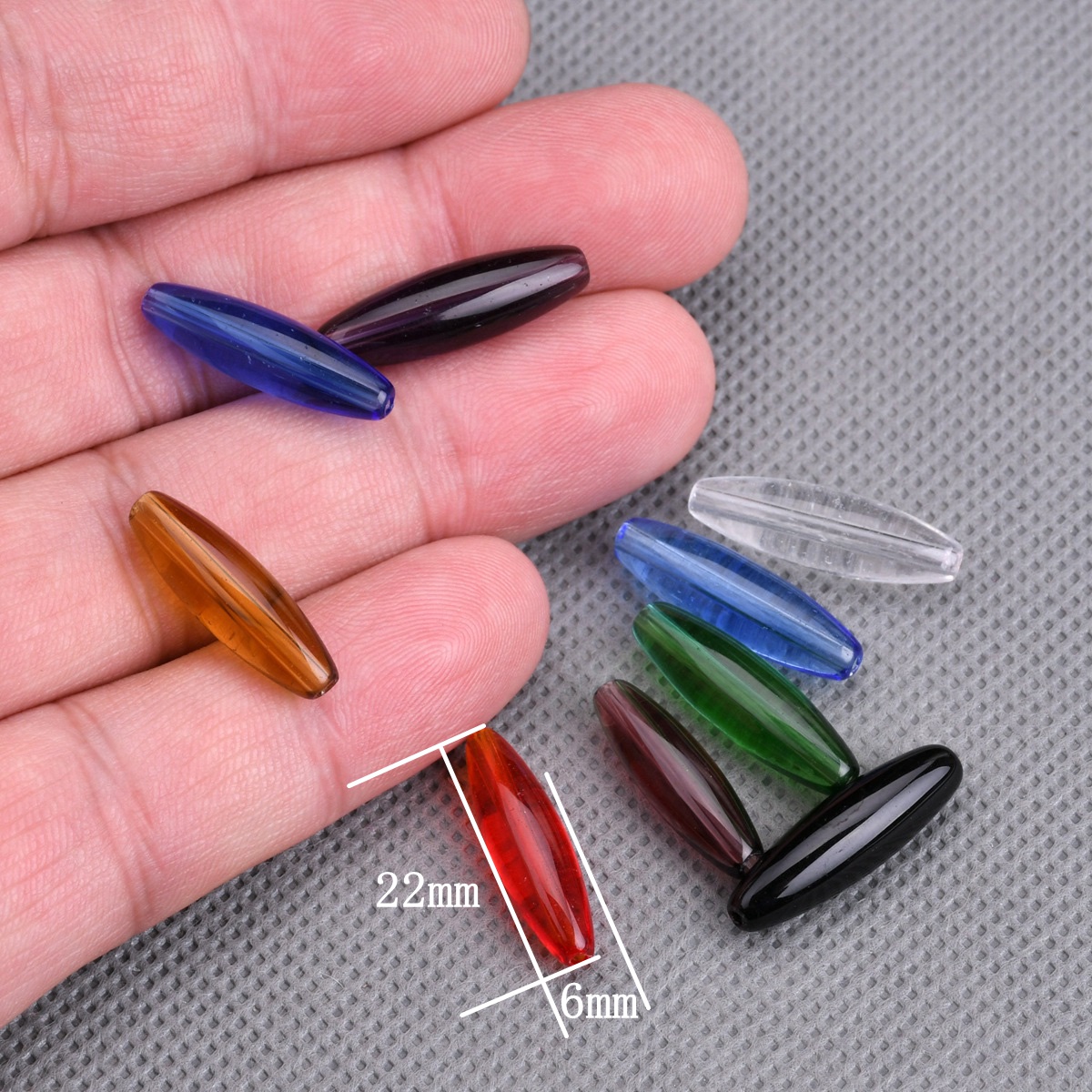 20pcs Oval Tube Shape 22mm x 6 - Crimp Bead Tube บทวิจารณ์และราคา