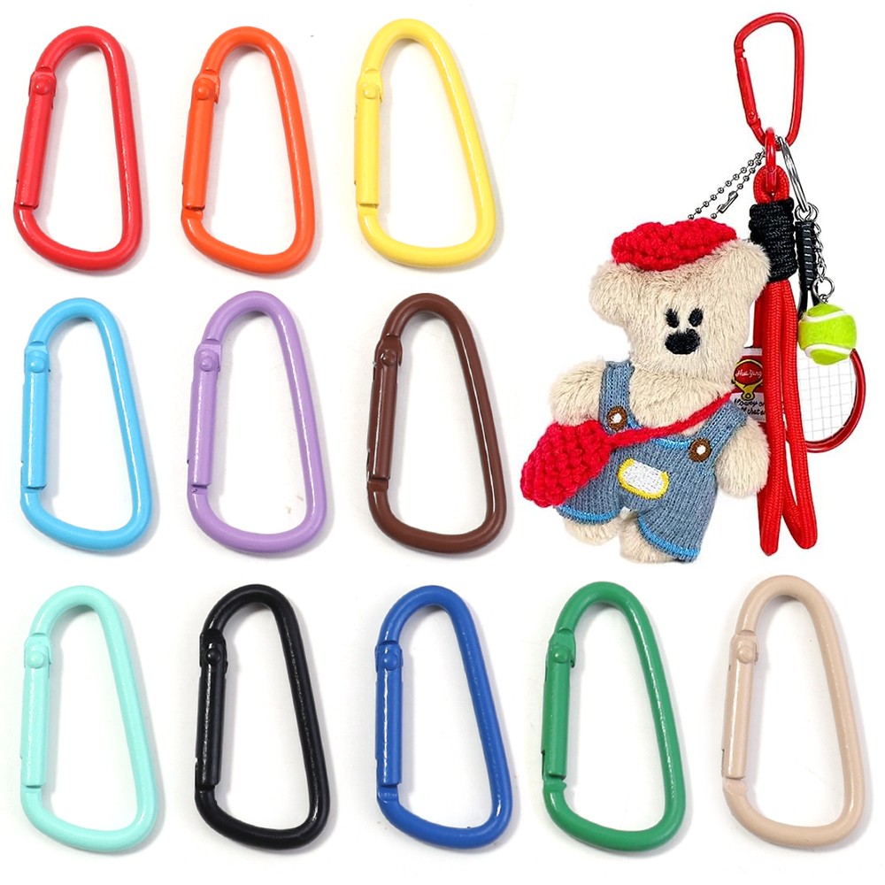 10pcs Colorful Carabiner Clip  - Jewelry Making Rings บทวิจารณ์และราคา