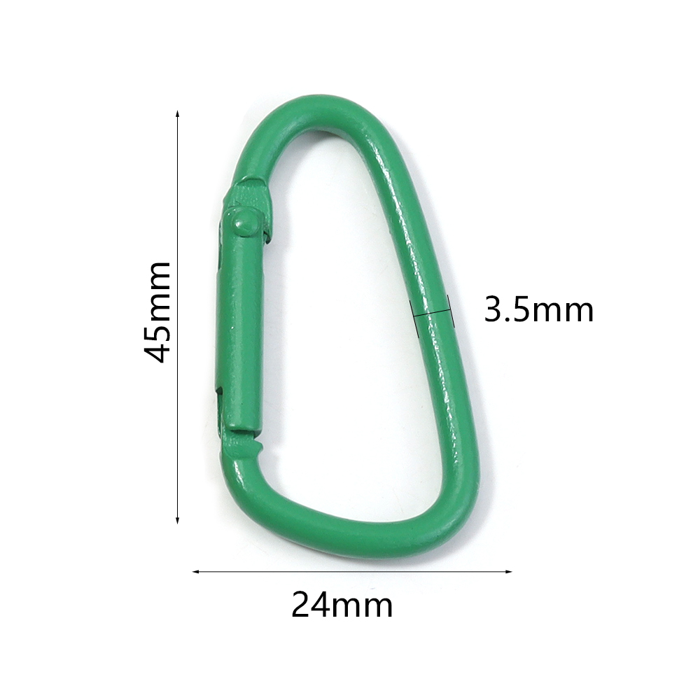 10pcs Colorful Carabiner Clip  - Jewelry Making Rings บทวิจารณ์และราคา
