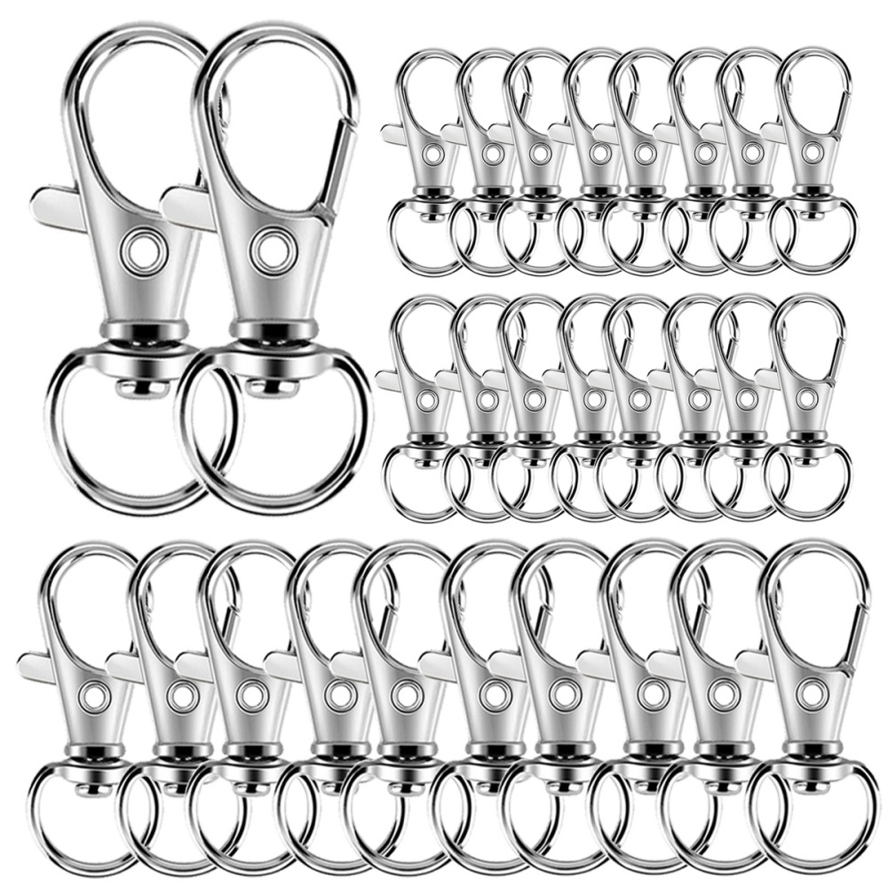 25-200Pcs Metal Swivel Snap Ho - Jewelry Making Rings บทวิจารณ์และราคา