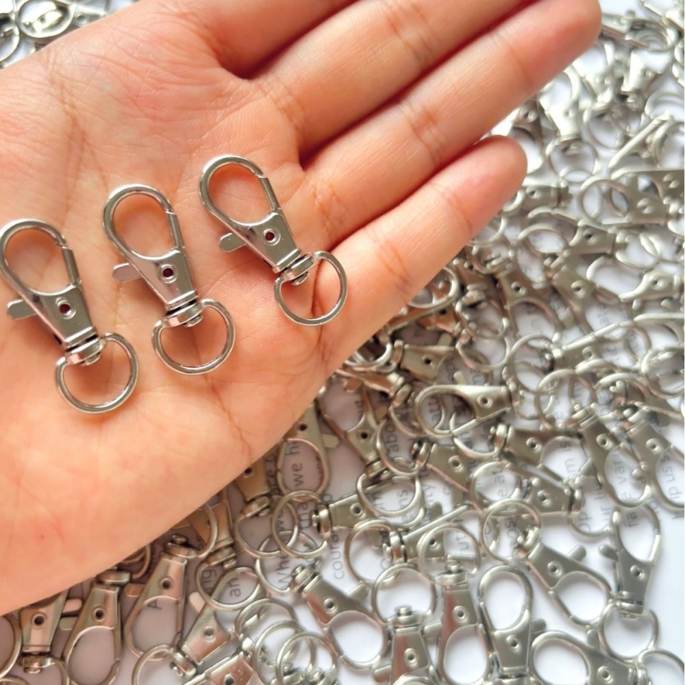 25-200Pcs Metal Swivel Snap Ho - Jewelry Making Rings บทวิจารณ์และราคา