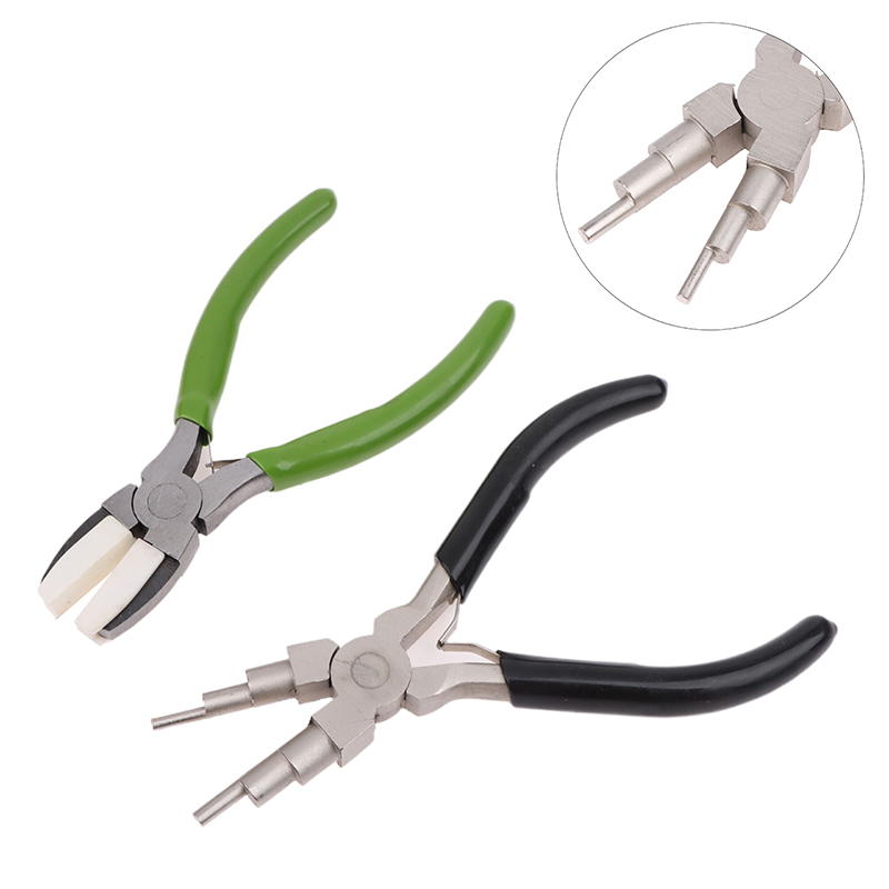 Green Flat Nose Pliers Black 6 - Jewelry Making Round Nose Pliers บทวิจารณ์และราคา
