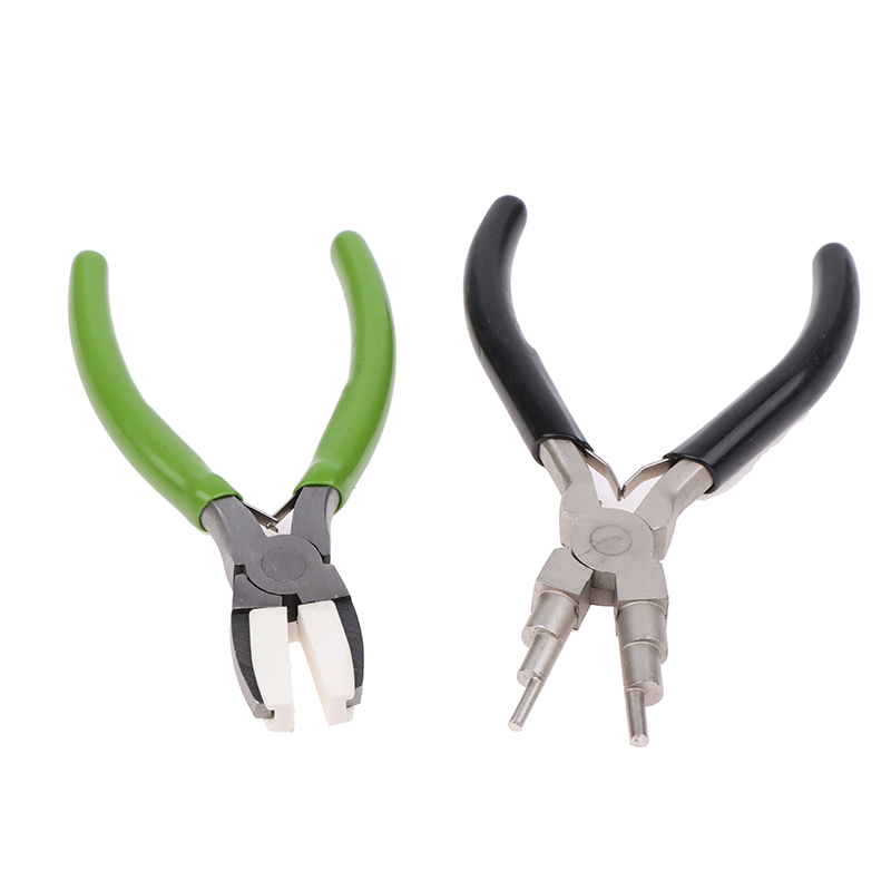 Green Flat Nose Pliers Black 6 - Jewelry Making Round Nose Pliers บทวิจารณ์และราคา
