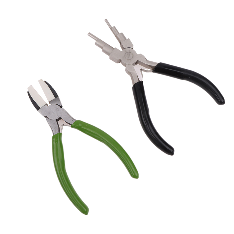 Green Flat Nose Pliers Black 6 - Jewelry Making Round Nose Pliers บทวิจารณ์และราคา