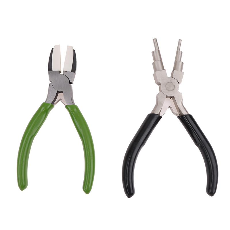 Green Flat Nose Pliers Black 6 - Jewelry Making Round Nose Pliers บทวิจารณ์และราคา