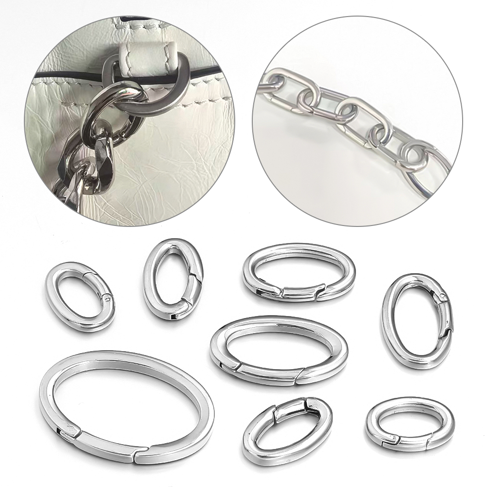1pc Stainless Steel Spring Cla - Jewelry Making Rings บทวิจารณ์และราคา