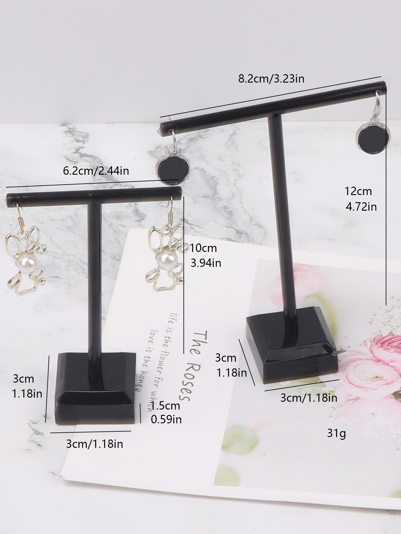 2Pcs Acrylic Jewelry Display R - Jewelry Making Kit Professional บทวิจารณ์และราคา