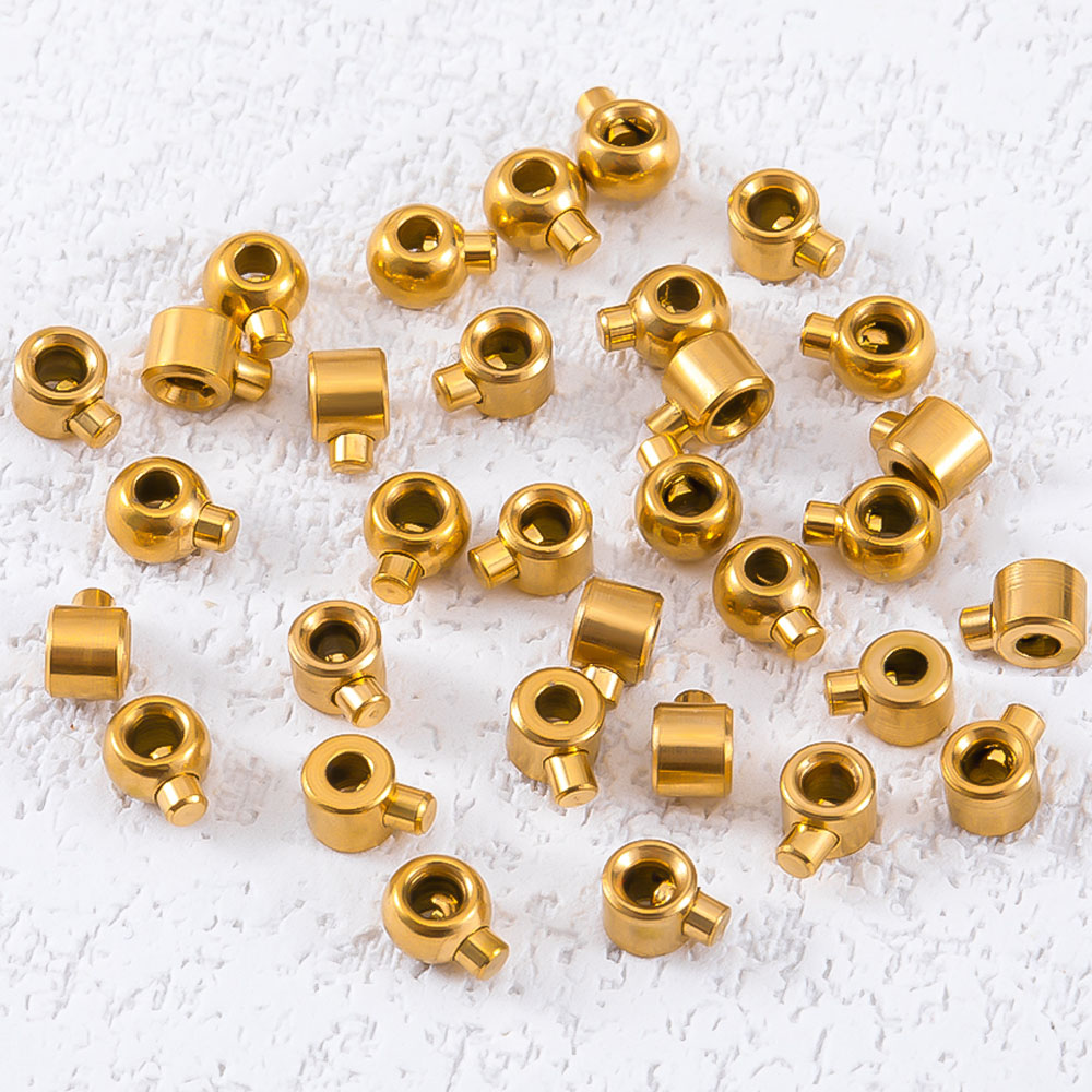 10pcs 20pcs Gold Plated Stainl - Jewelry Making Yarn บทวิจารณ์และราคา