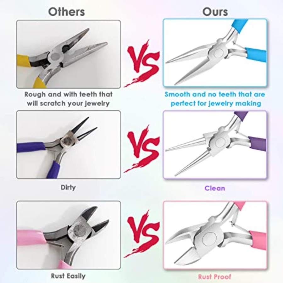 Pliers for Jewelry Making, Jew - Jewelry Making Pliers Set บทวิจารณ์และราคา