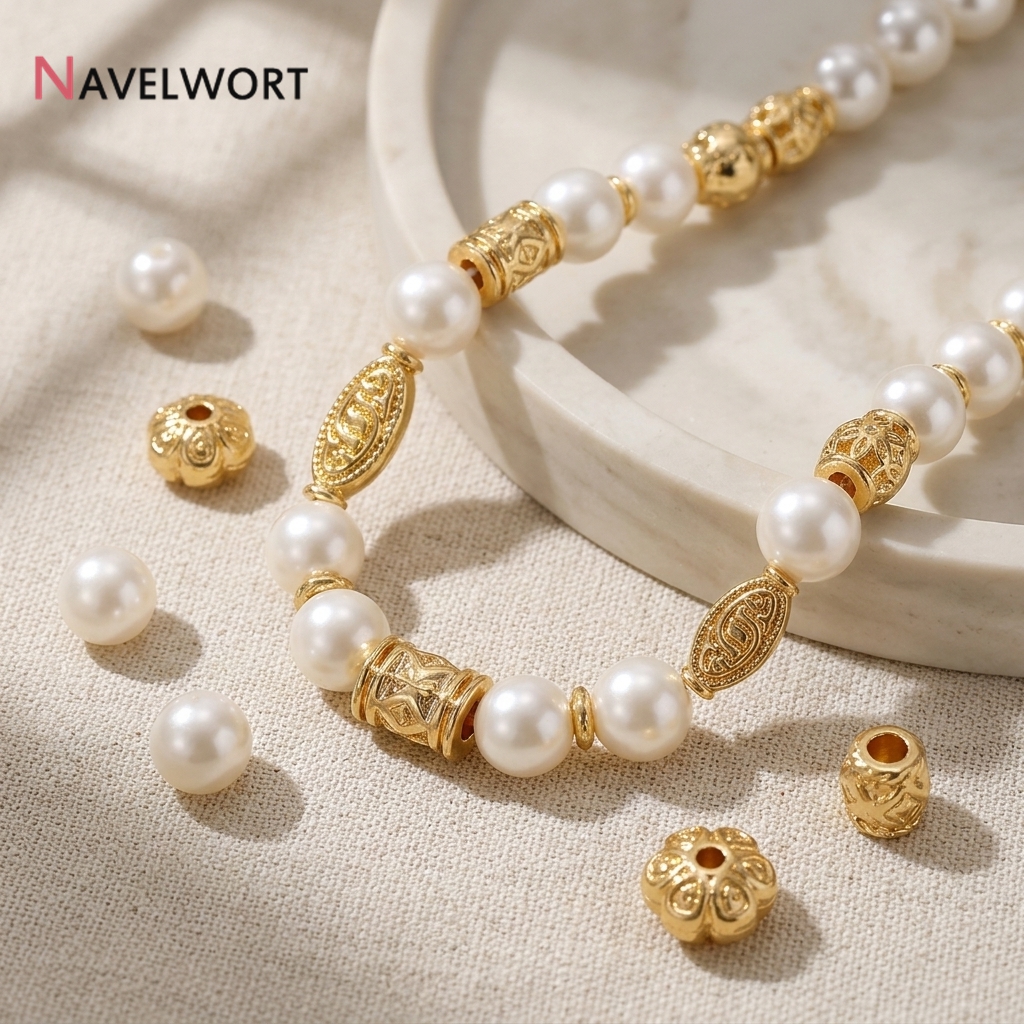 14K Gold Plated Brass Metal Tu - Crimp Bead Tube บทวิจารณ์และราคา