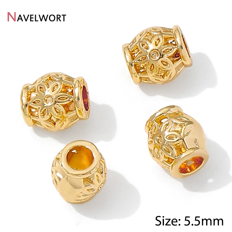 14K Gold Plated Brass Metal Tu - Crimp Bead Tube บทวิจารณ์และราคา