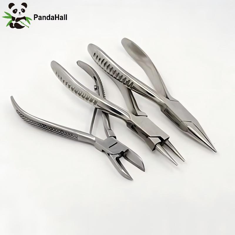 PandaHall 3pcs/set Carbon Stee - Jewelry Making Pliers Set บทวิจารณ์และราคา