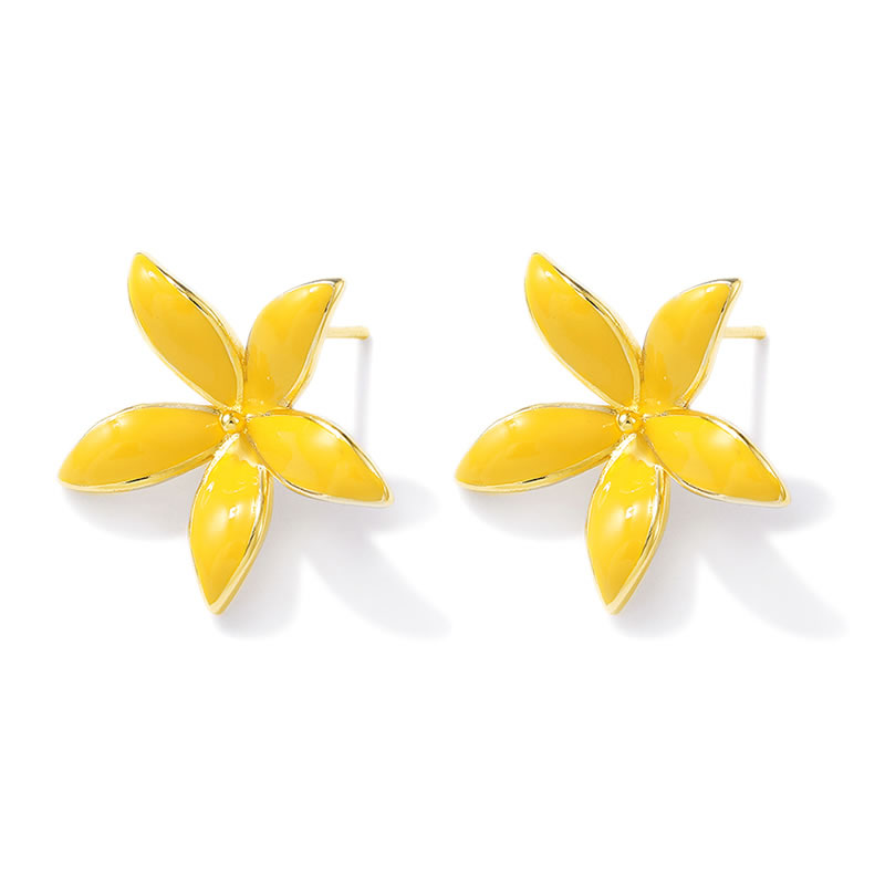 18K Gold Color Brass Flower St - Jewelry Making Gold บทวิจารณ์และราคา