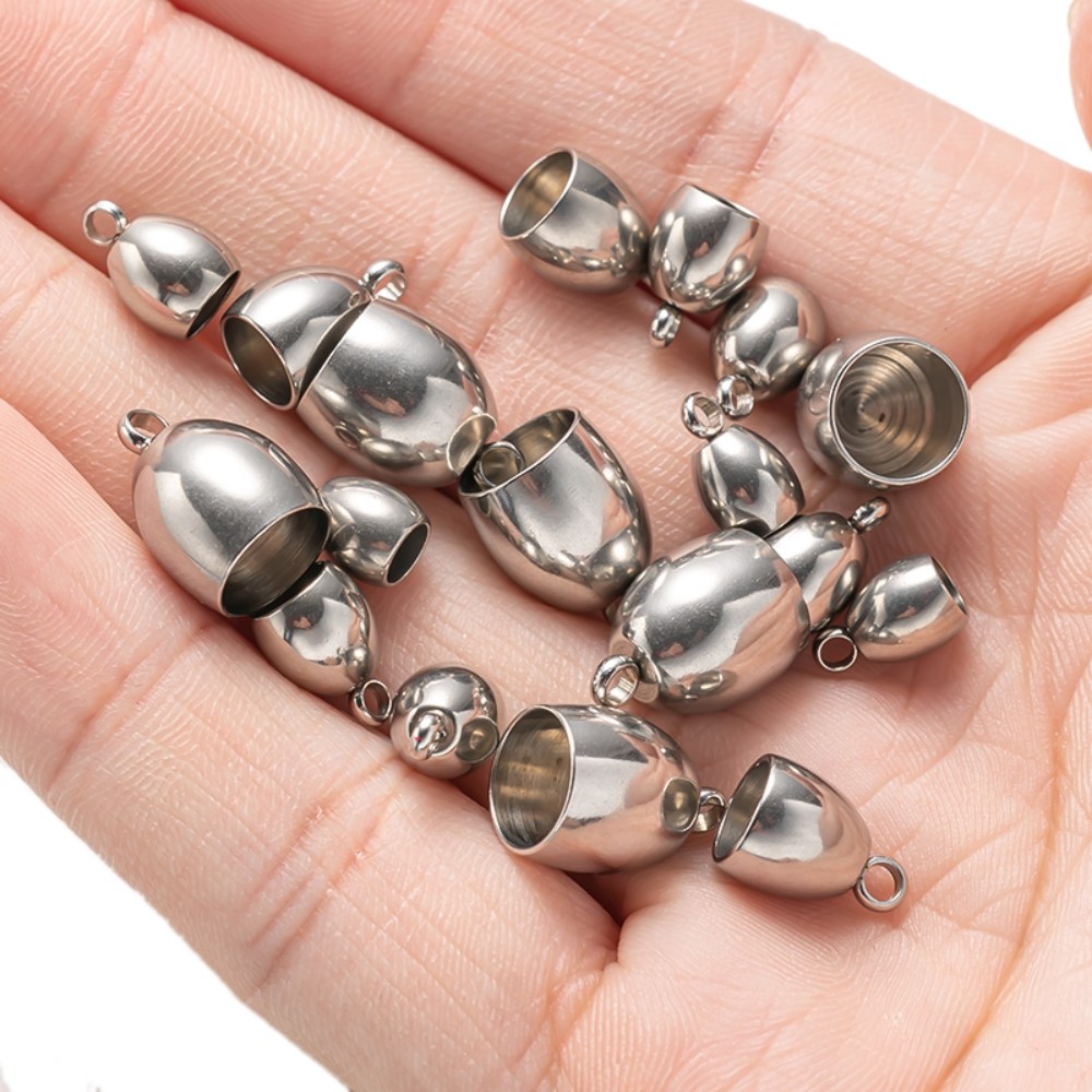 20pcs Tube End Caps Stainless  - Crimp Bead Tube บทวิจารณ์และราคา