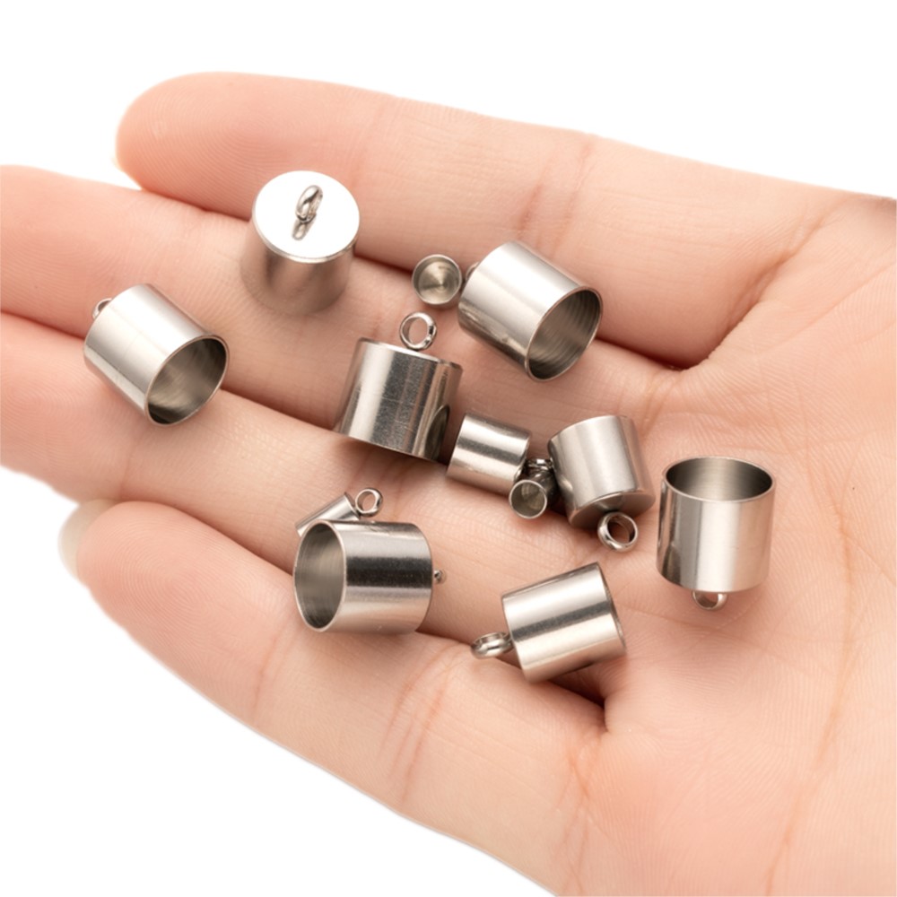 20pcs Tube End Caps Stainless  - Crimp Bead Tube บทวิจารณ์และราคา