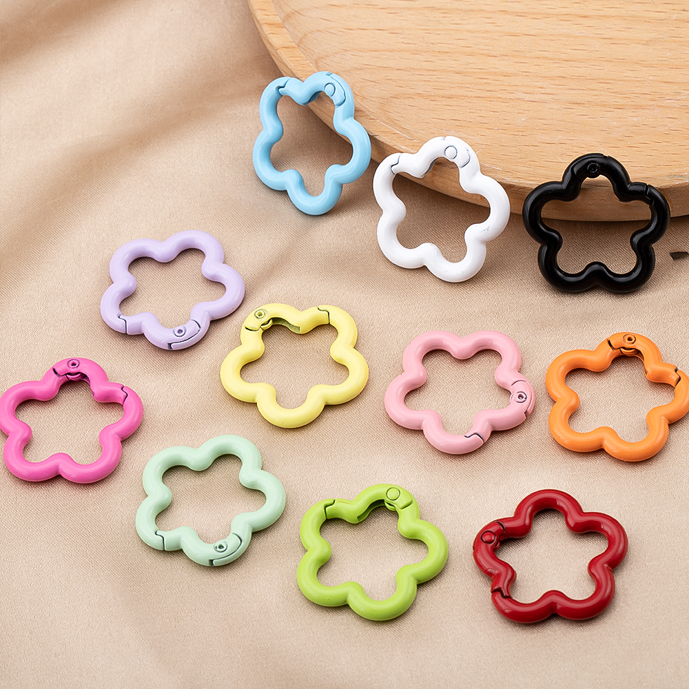 5/10pcs Colorful Flower-shaped - Jewelry Making Rings บทวิจารณ์และราคา