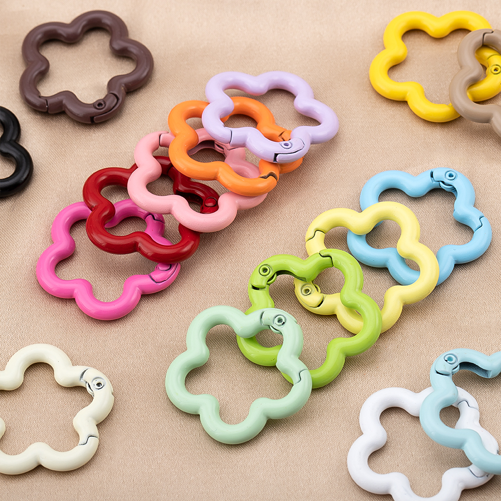 5/10pcs Colorful Flower-shaped - Jewelry Making Rings บทวิจารณ์และราคา