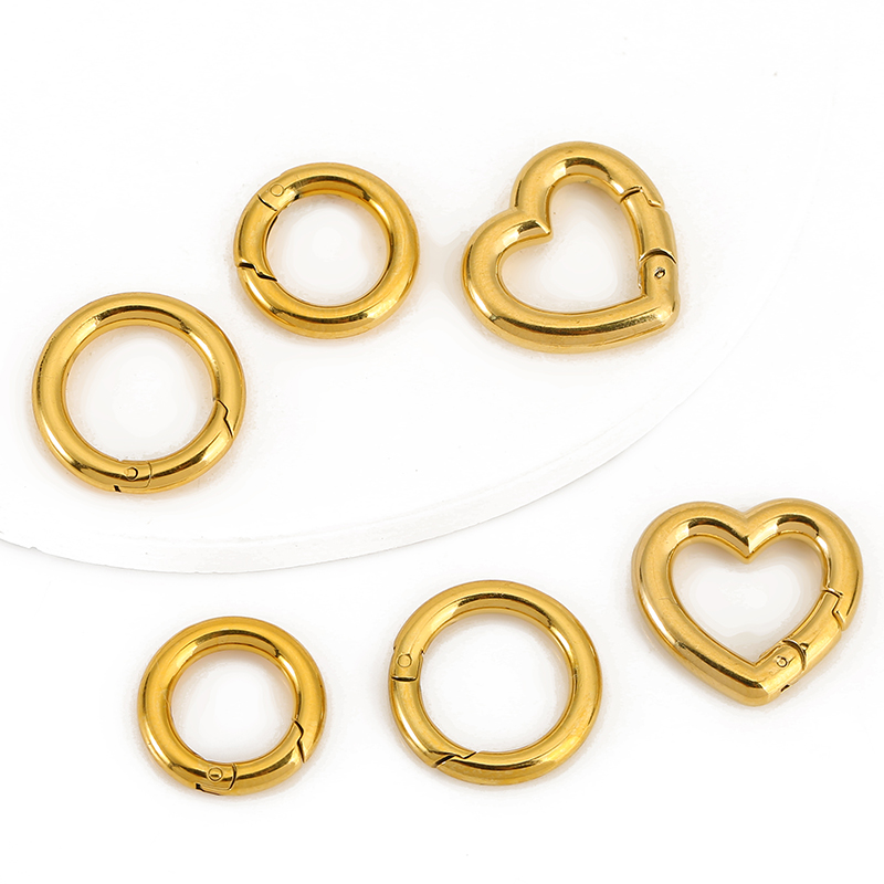 2pcs Stainless Steel Clasps He - Jewelry Making Rings บทวิจารณ์และราคา