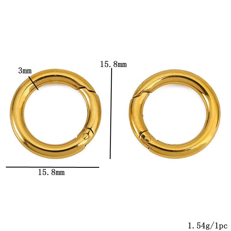2pcs Stainless Steel Clasps He - Jewelry Making Rings บทวิจารณ์และราคา