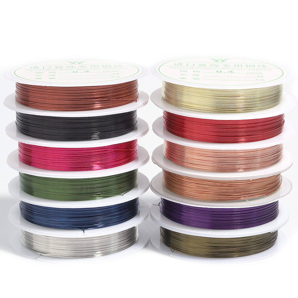 1Roll 0.2/0.25/0.3/0.4/0.5/0.6 - Jewelry Making Yarn บทวิจารณ์และราคา