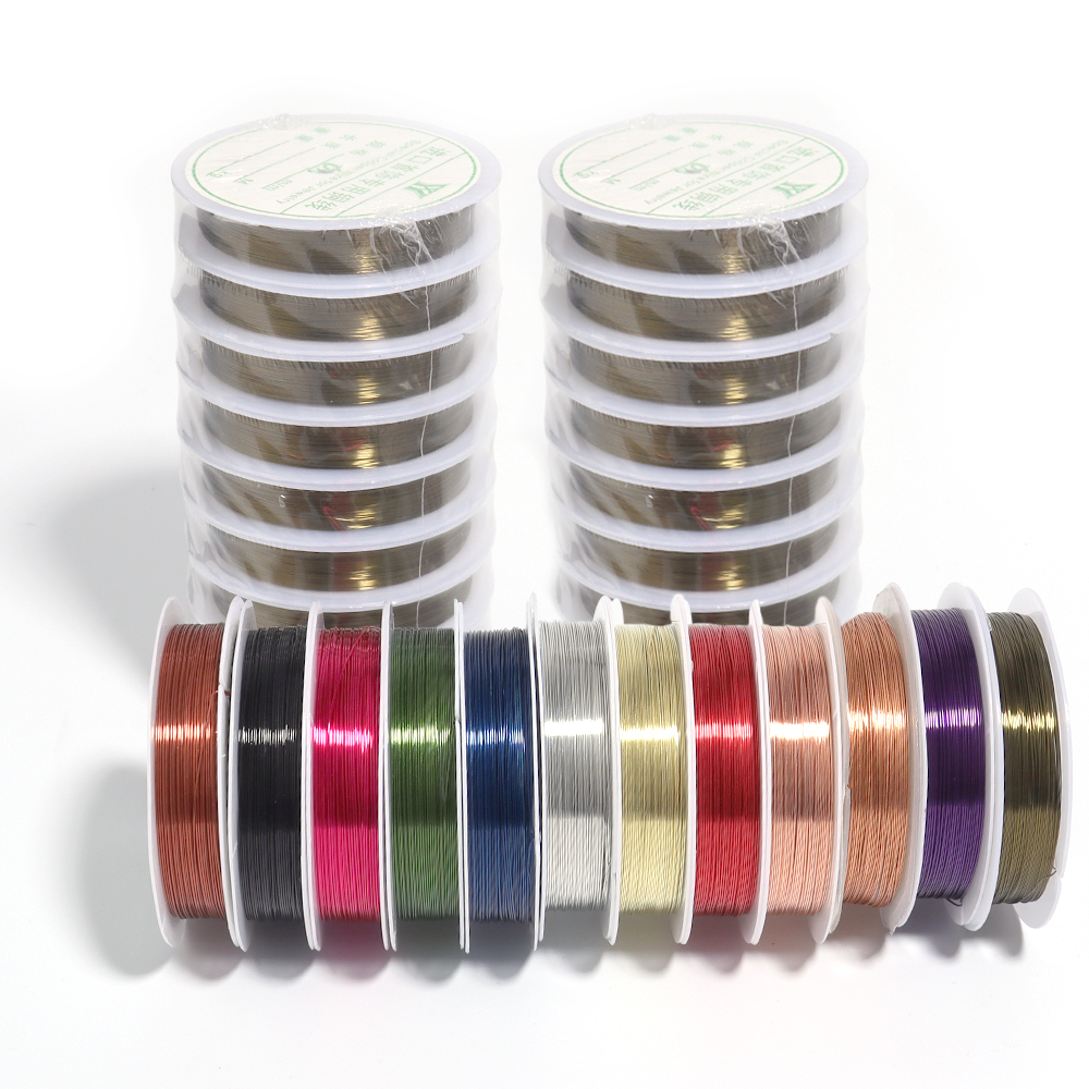 1Roll 0.2/0.25/0.3/0.4/0.5/0.6 - Jewelry Making Yarn บทวิจารณ์และราคา