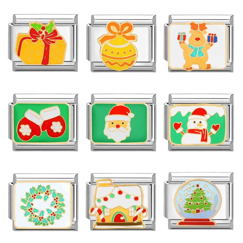 Y2K Red Green Christmas Santa  - Jewelry Making Gloves บทวิจารณ์และราคา
