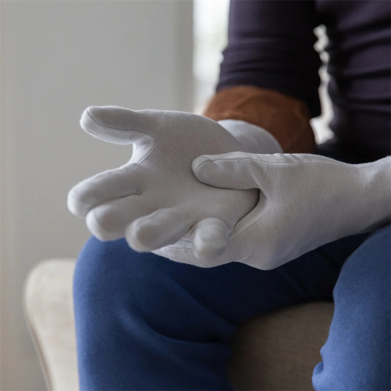 12/6 Pairs Cotton Work Gloves  - Jewelry Making Gloves บทวิจารณ์และราคา