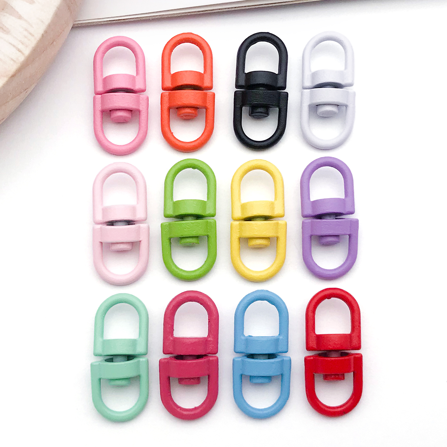 20pcs Metal Rotate Buckle Key  - Jewelry Making Rings บทวิจารณ์และราคา