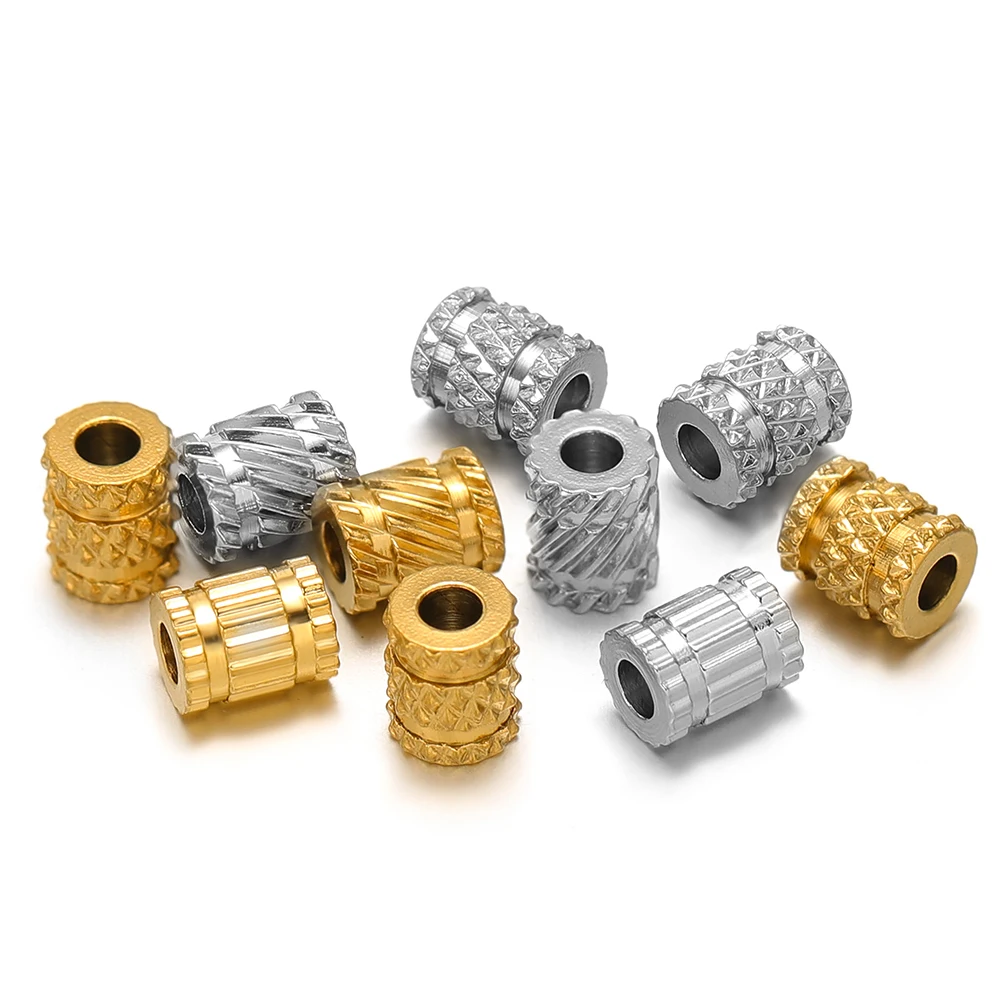 20pcs PVD Gold Stainless Steel - Crimp Bead Tube บทวิจารณ์และราคา