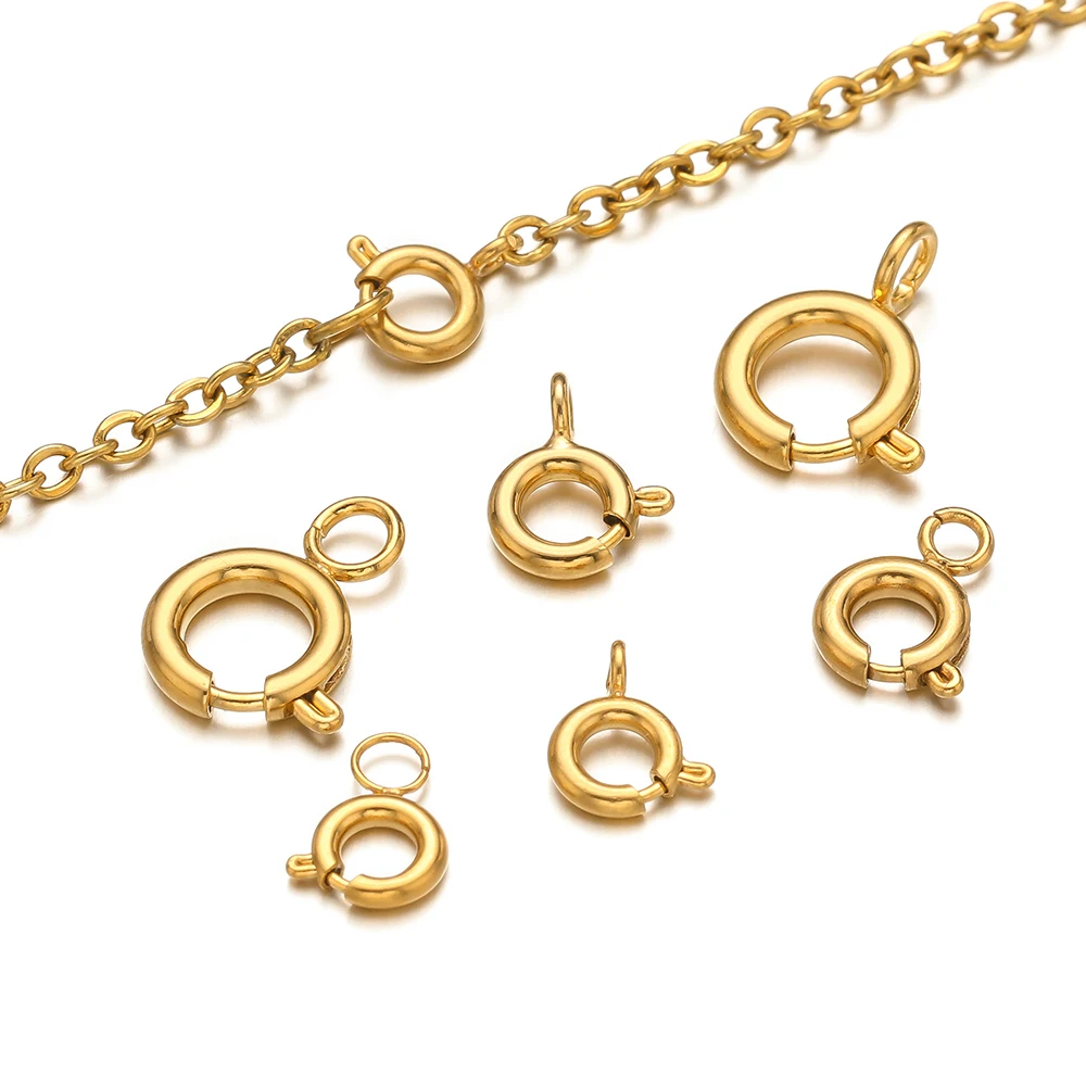 10pcs Stainless Steel Spring R - Jewelry Making Rings บทวิจารณ์และราคา