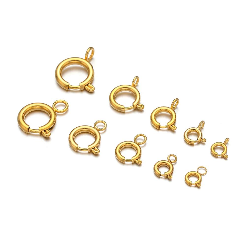 10pcs Stainless Steel Spring R - Jewelry Making Rings บทวิจารณ์และราคา