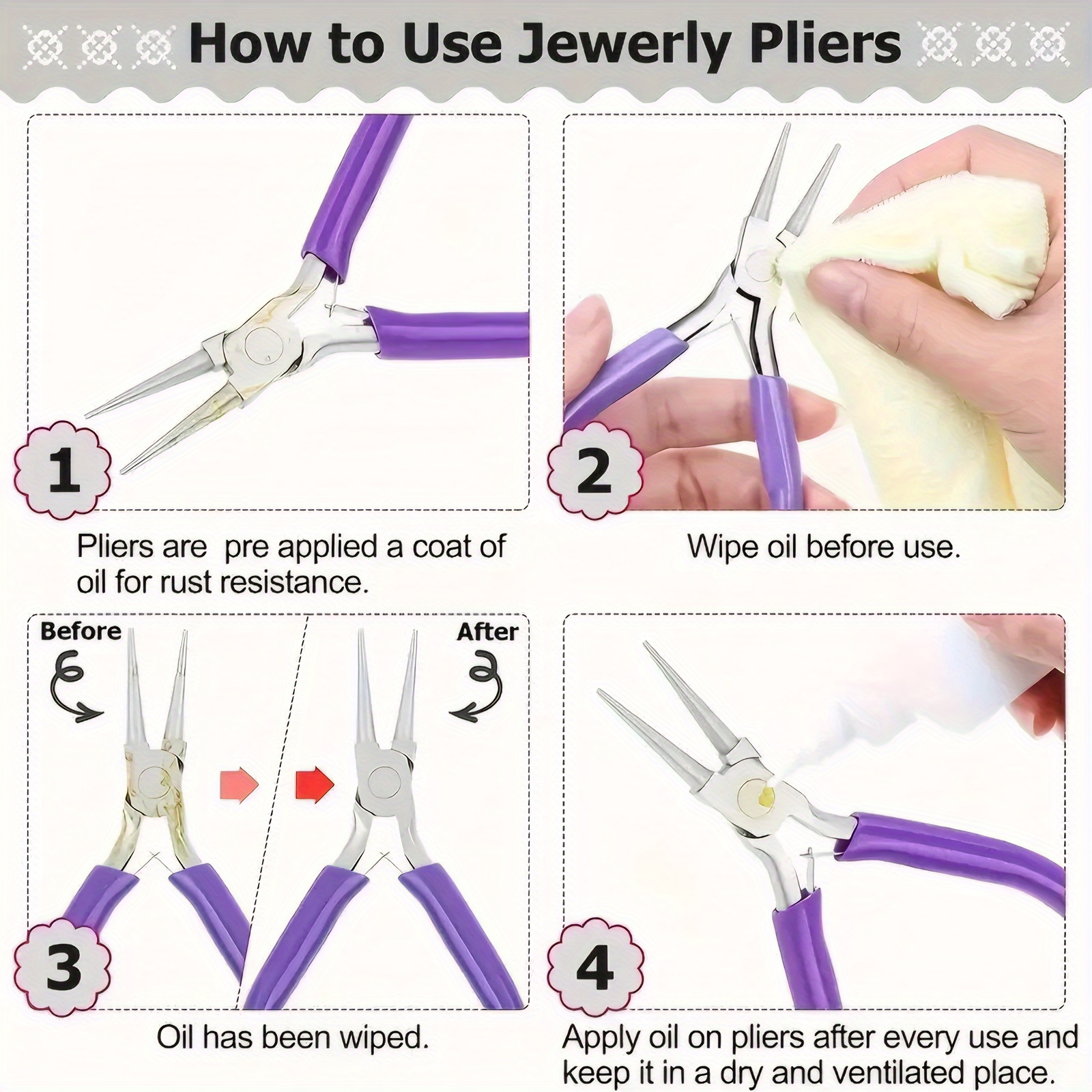 8 pieces/set jewelry making pl - Jewelry Making Pliers Set บทวิจารณ์และราคา
