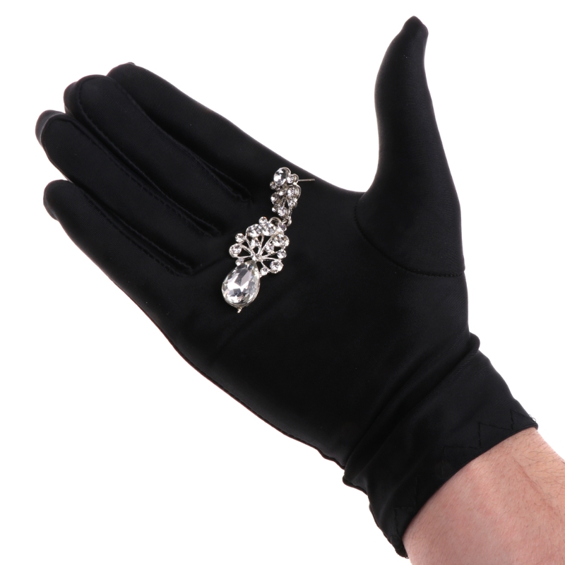 Black Cotton Gloves Jewelry Gl - Jewelry Making Gloves บทวิจารณ์และราคา