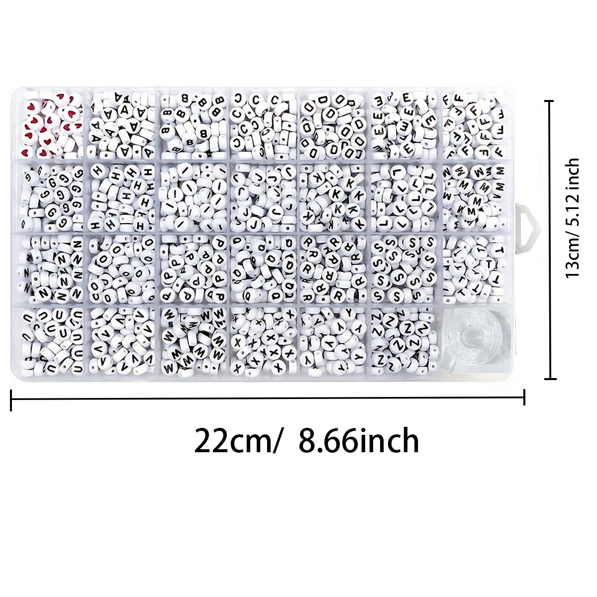 1300 4x7 round acrylic letter  - Jewelry Making Yarn บทวิจารณ์และราคา
