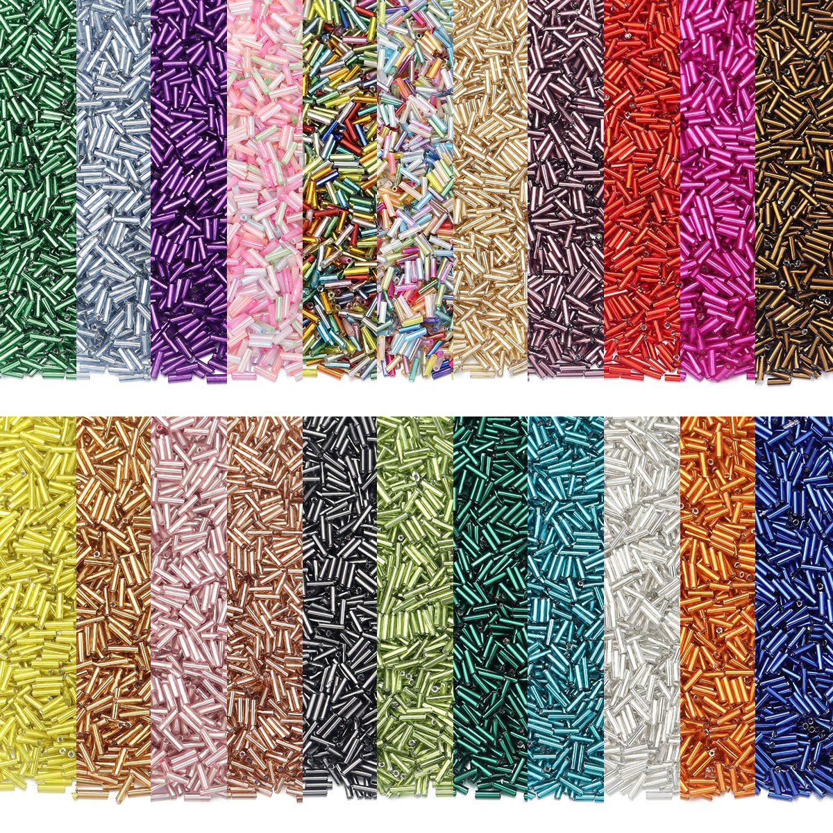 225pcs/lot Glass Seed Beads Co - Crimp Bead Tube บทวิจารณ์และราคา
