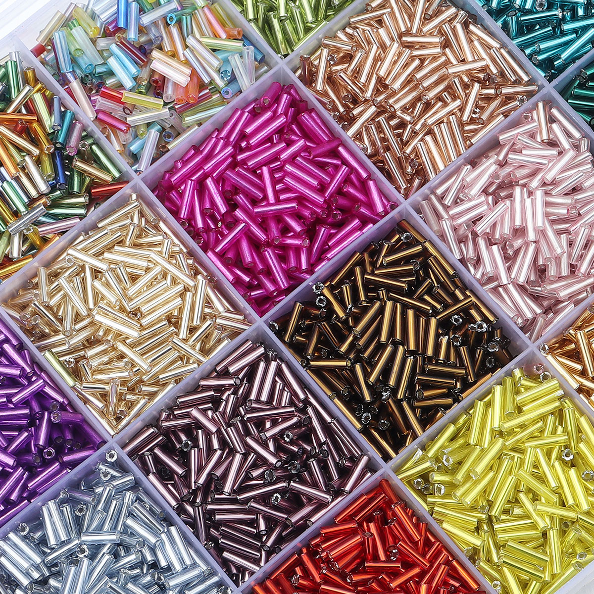 225pcs/lot Glass Seed Beads Co - Crimp Bead Tube บทวิจารณ์และราคา