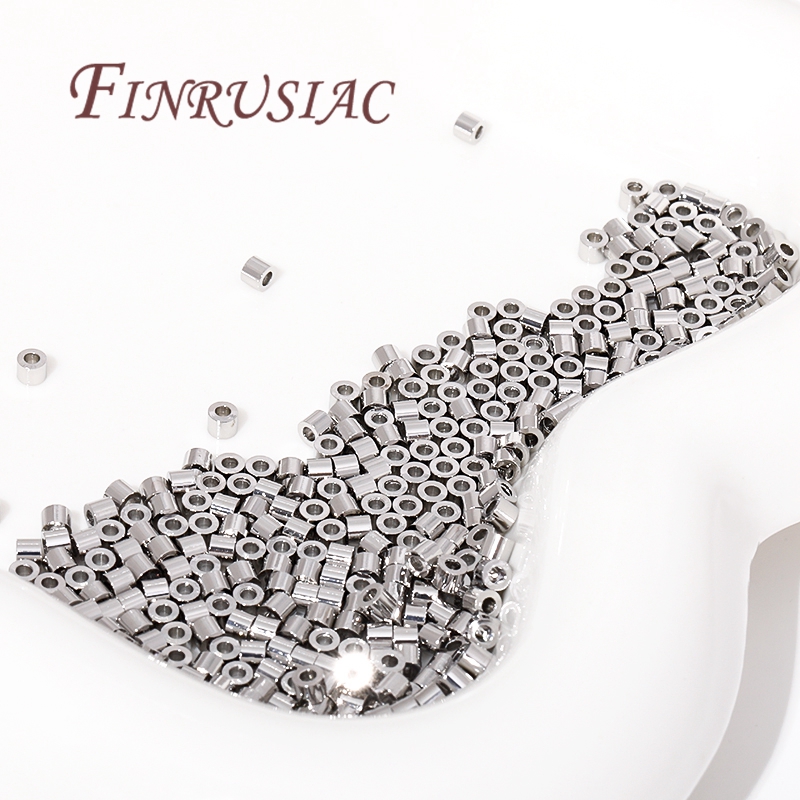 2.5*2mm Tube Beads For Jewelry - Crimp Bead Tube บทวิจารณ์และราคา