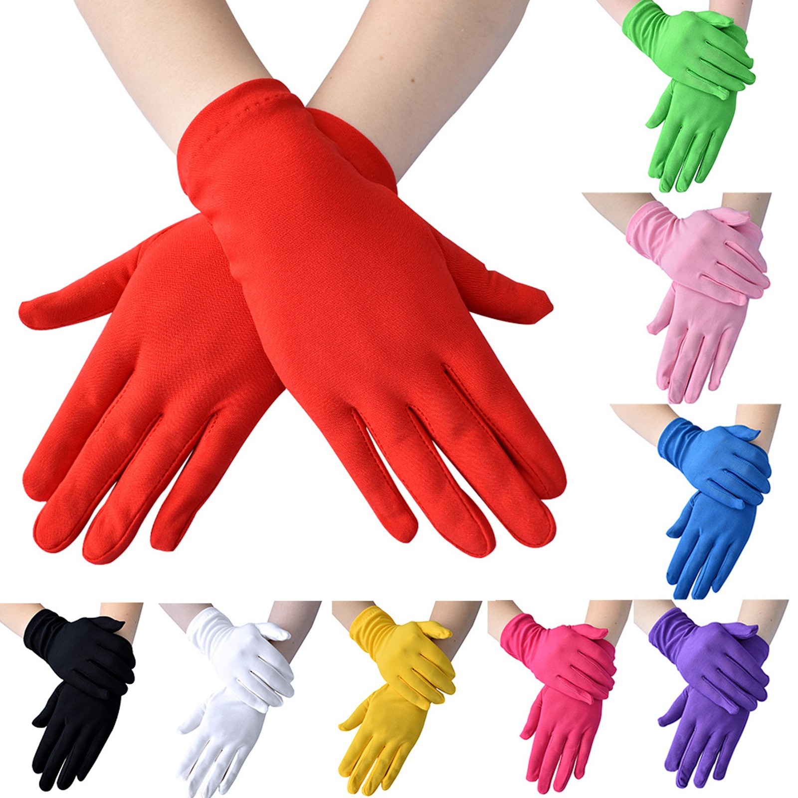 Fashion Spandex Elasticity Ope - Jewelry Making Gloves บทวิจารณ์และราคา