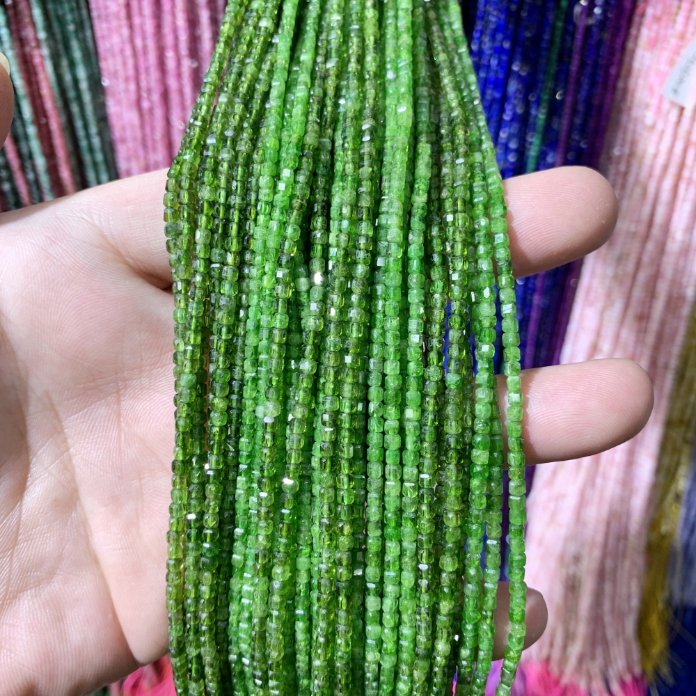 Natural Diopside Peridot 2mm F - Jewelry Making Classes บทวิจารณ์และราคา