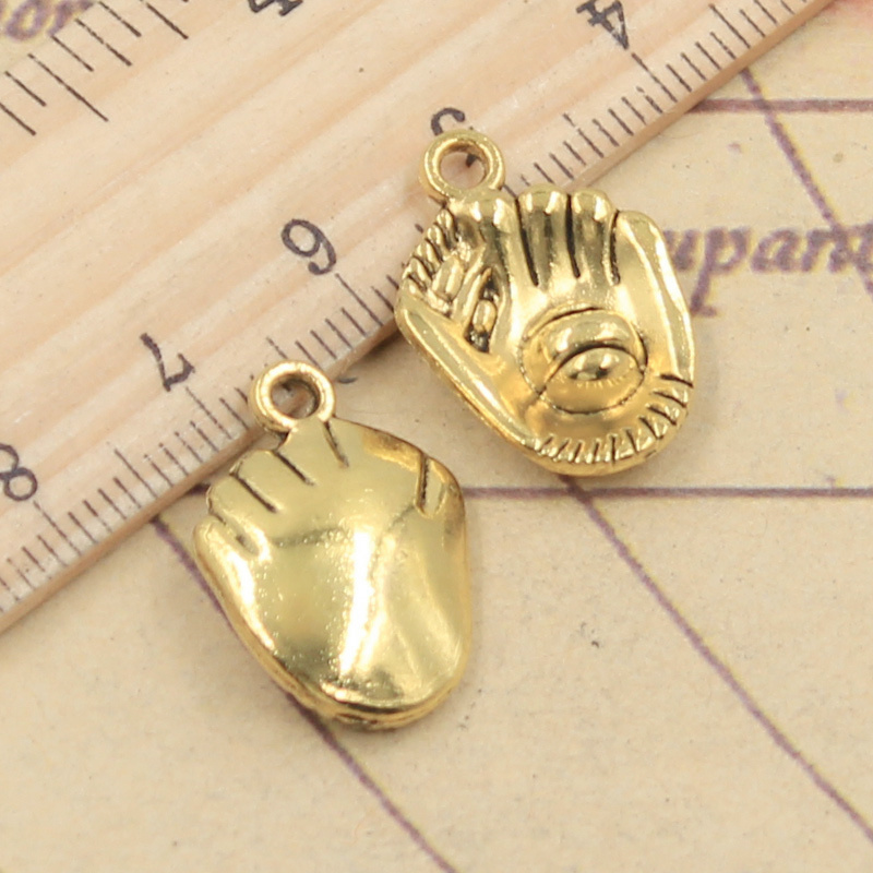 10pcs 3colors Charms Baseball  - Jewelry Making Gloves บทวิจารณ์และราคา