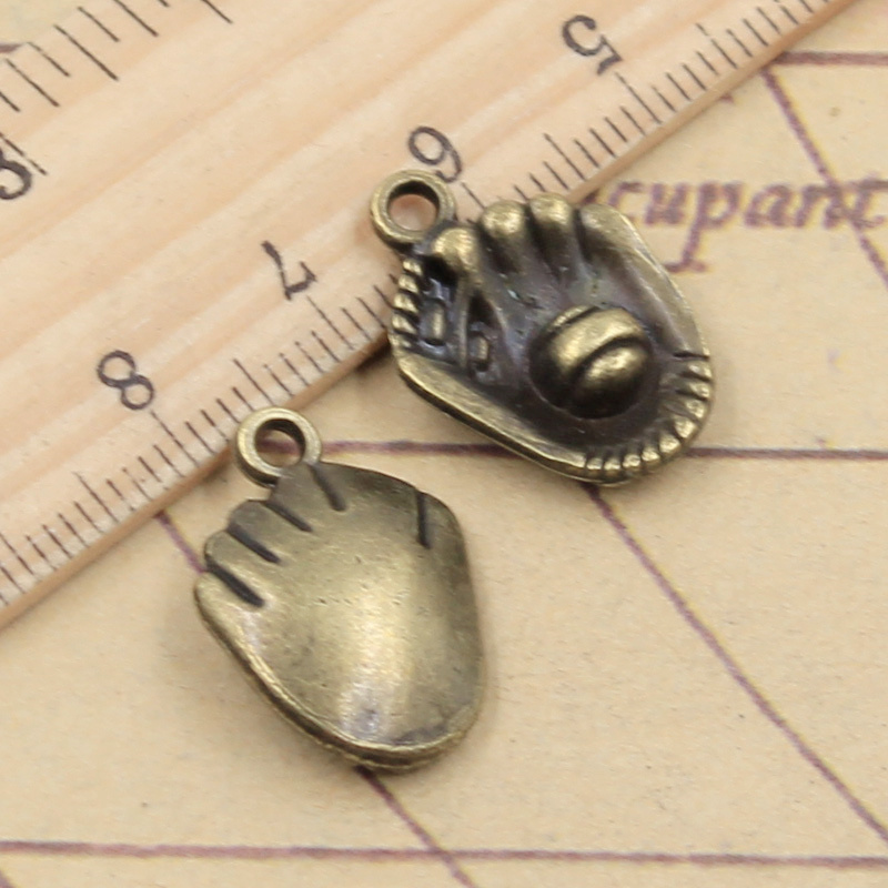10pcs 3colors Charms Baseball  - Jewelry Making Gloves บทวิจารณ์และราคา