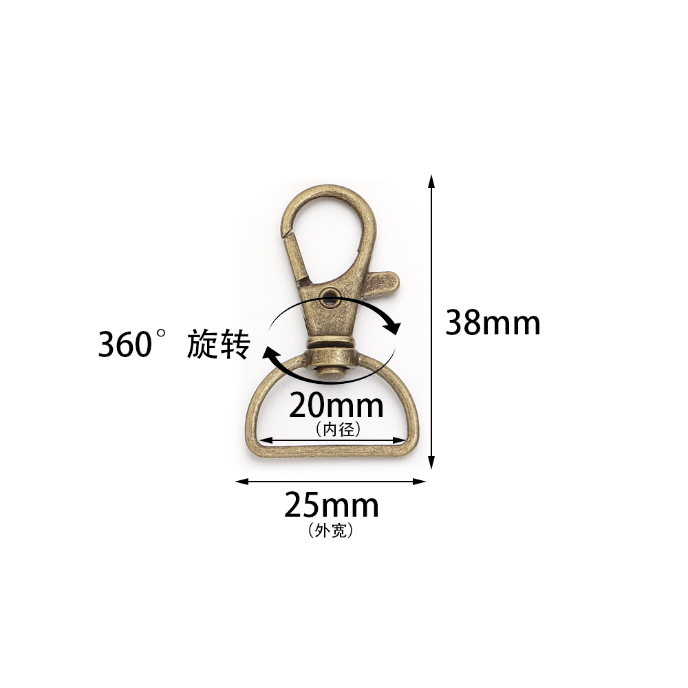 10pcs/lot Metal Swivel Clasps  - Jewelry Making Rings บทวิจารณ์และราคา