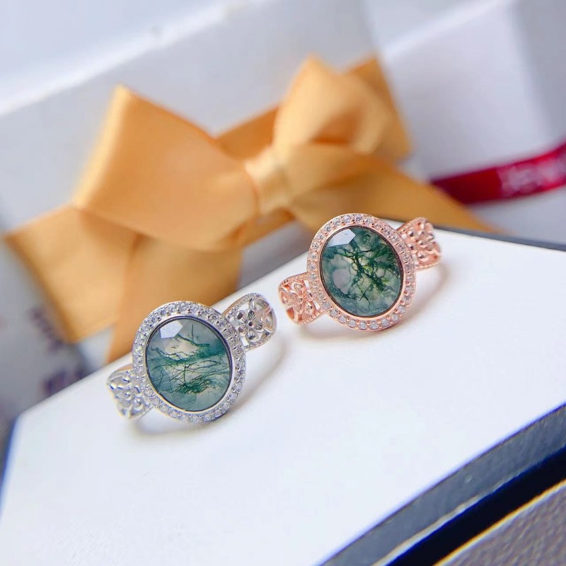 Natural 8*10mm Gold Plated Mos - Jewelry Making University บทวิจารณ์และราคา