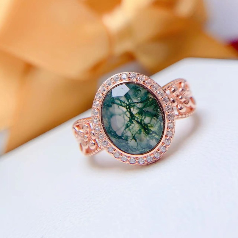 Natural 8*10mm Gold Plated Mos - Jewelry Making University บทวิจารณ์และราคา