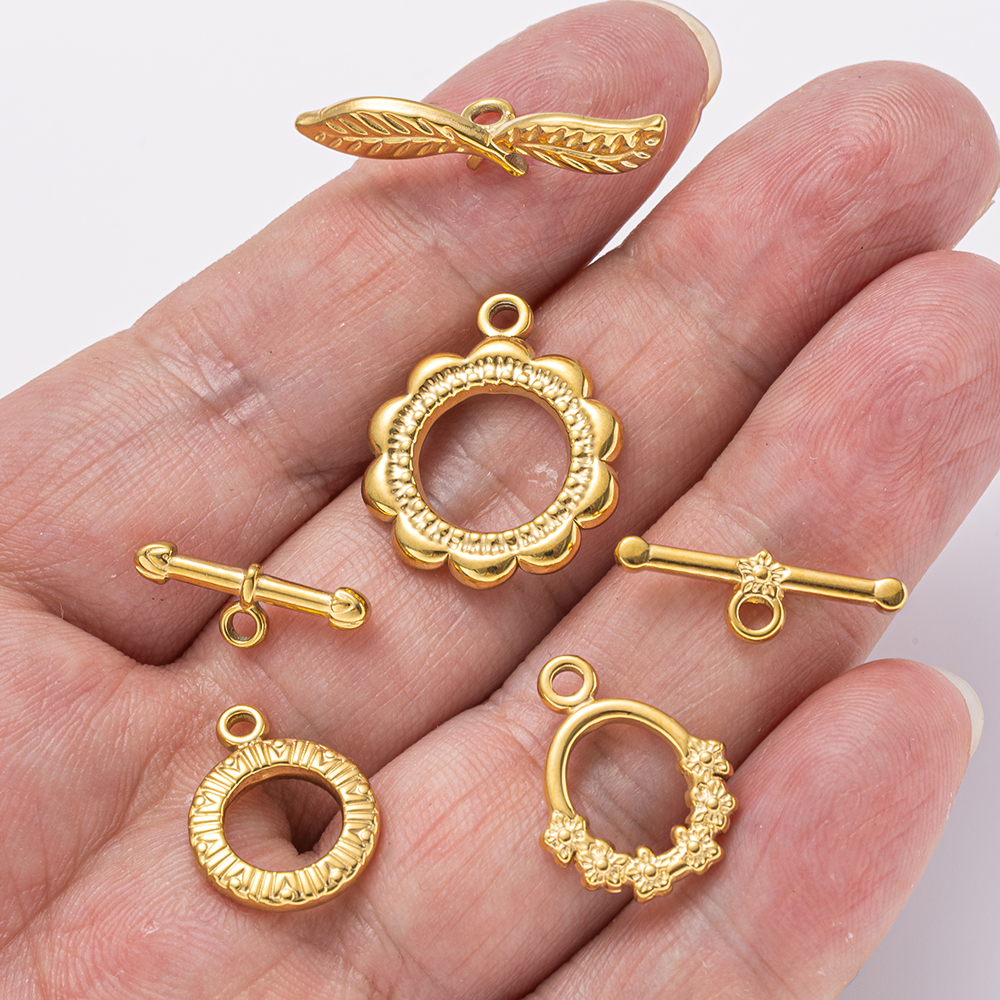 5 Sets Stainless Steel Toggle  - Jewelry Making Rings บทวิจารณ์และราคา