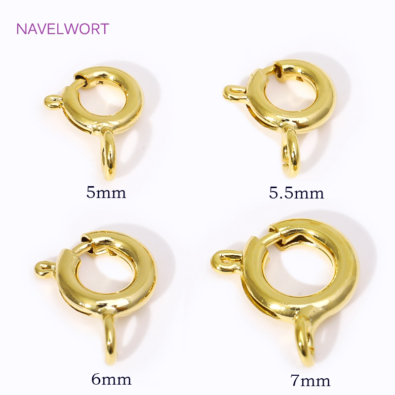 14K/18K Gold Plated Brass Spri - Jewelry Making Gold บทวิจารณ์และราคา