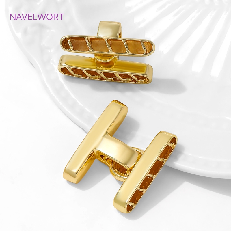 Multi Strands Necklace Clasp 1 - Jewelry Making Gold บทวิจารณ์และราคา