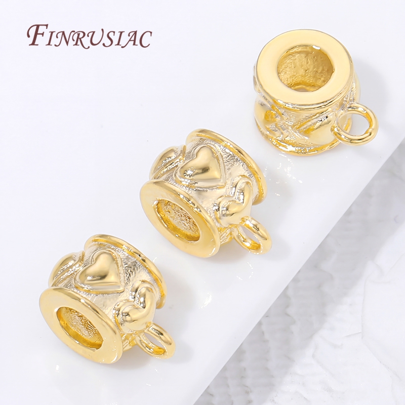 18K Gold Plated Pendant Bail C - Crimp Bead Tube บทวิจารณ์และราคา