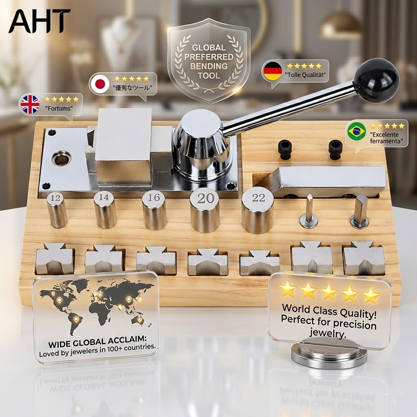 AHT Ring Bending Tool Set Prof - Jewelry Making Kit Professional บทวิจารณ์และราคา